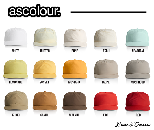 Custom Ascolour. Surf Cap