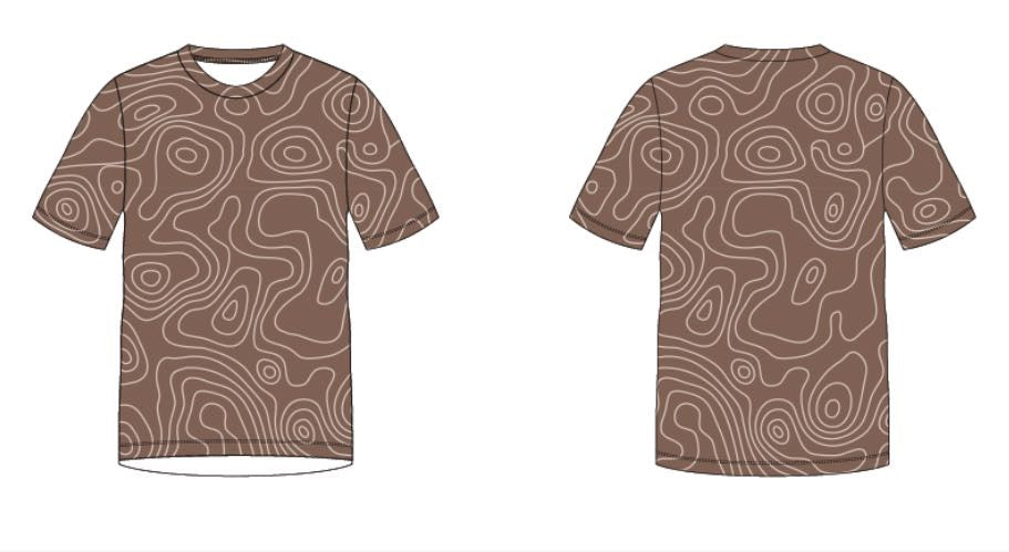 Washed Brown Topo Tri Blend (COMING SOON)