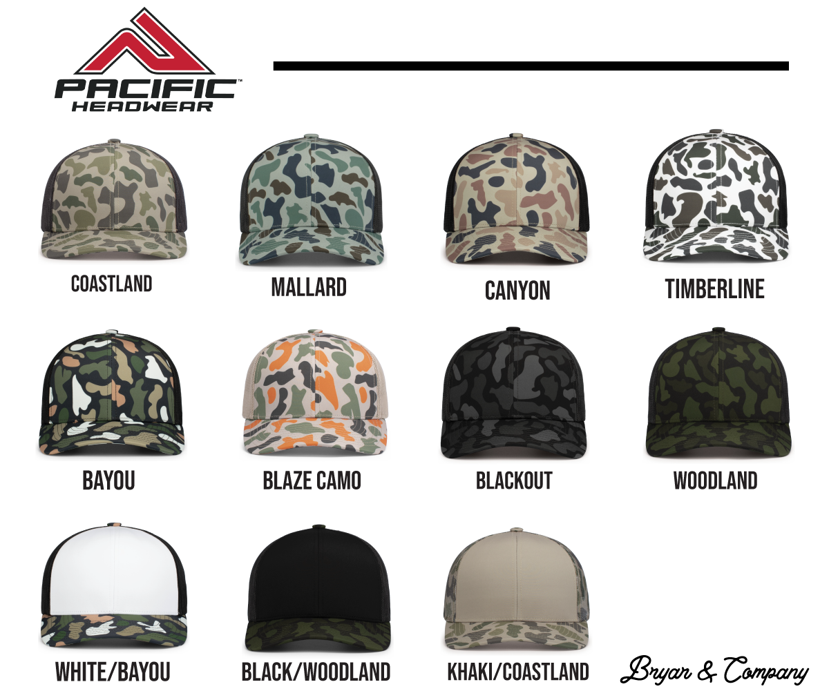 Custom Pacific Camo Trucker