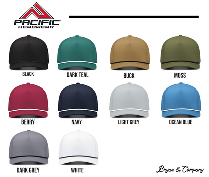 Custom Pacific Weekender Perforated Hats