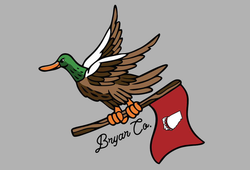 Georgia Flying Duck Flag